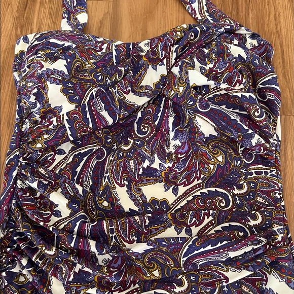 Land’s End Sz 12 One-Piece Halter Swimsuit - Picture 6 of 10